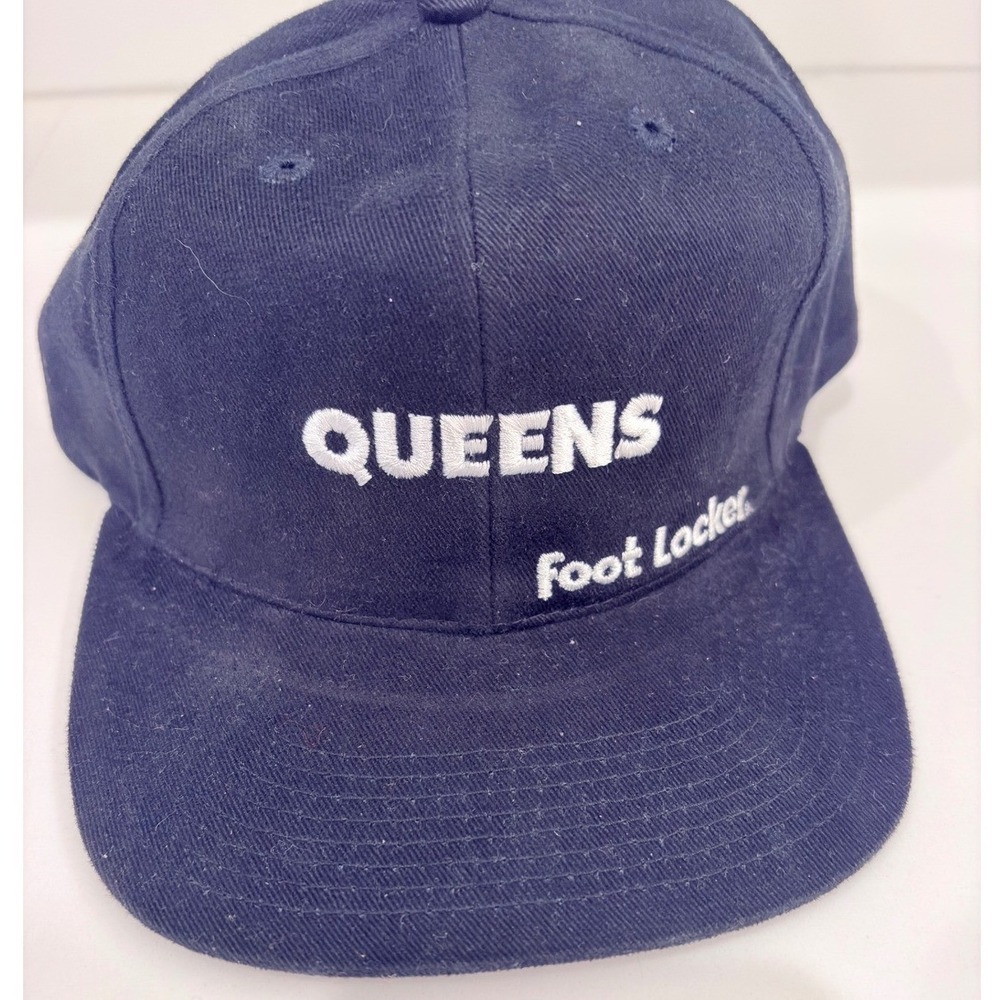 Streetwear Deadstock Queens Foot Locker Baseball Cap Black OS